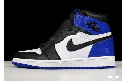 MENS BLACK ROYAL-WHITE 716371-040 RETRO “FRAGMENT” SPORT AIR 1 JORDAN 1202